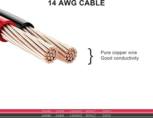 PNGKNYOCN XT60 إلى O كبل طرفي حلقي، 14AWG XT60 ذكر إلى O كبل طاقة تمديد لأطراف حلقية لمجموعة الألواح الشمسية وشحن البطارية (0.3M/1FT) in Saudi Arabia