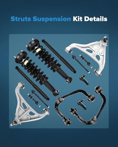 Struts Shock suspension kit for 2005 2006 2007 2008 ford for F-150 2006 2007 2008 for Lincoln Mark LT Front Complete Strut Spring Assembly Rear shock basorber 14 Pcs in Kuwait