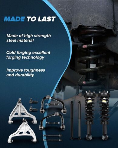 Struts Shock suspension kit for 2005 2006 2007 2008 ford for F-150 2006 2007 2008 for Lincoln Mark LT Front Complete Strut Spring Assembly Rear shock basorber 14 Pcs in Kuwait