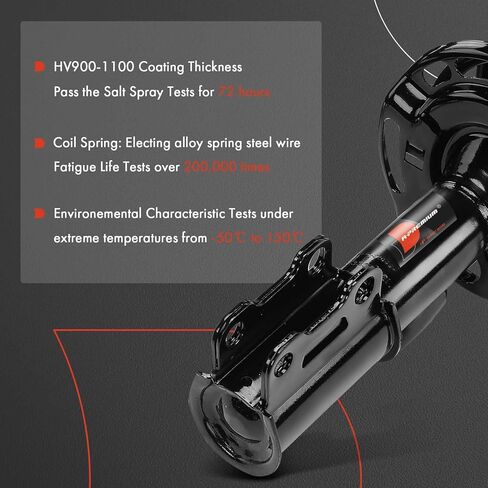 A-Premium Front Pair (2) Complete Strut and Coil Spring Assembly Compatible with Cadillac ATS 2014 2015 2016 2017 2018, AWD in Saudi Arabia