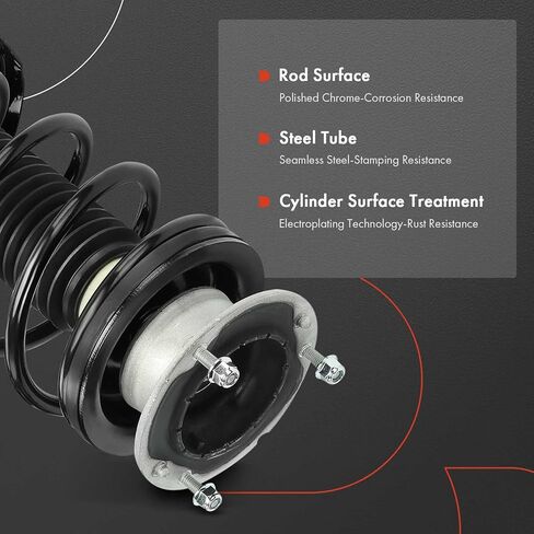 A-Premium Front Pair (2) Complete Strut and Coil Spring Assembly Compatible with Cadillac ATS 2014 2015 2016 2017 2018, AWD in Saudi Arabia