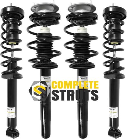 Front & Rear Quick Complete Struts Assembly with Coil Springs Replacement for 1998-2000 BMW 528i E39 (Set of 4) in Kuwait