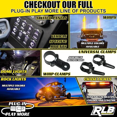 حامل شريط الضوء (1 قطعة - مفرد) حامل ضوء UTV A-Pillar POD من RLB MOTORSPORTS (2 بوصة) in Kuwait