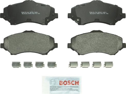 BOSCH BP1327 QuietCast Premium Semi-Metallic Disc Brake Pad Set - Compatible with Select Chrysler Town & Country; Dodge Grand Caravan, Journey, Nitro; Jeep Liberty, Wrangler; Ram C/V; VW Routan; FRONT in Saudi Arabia