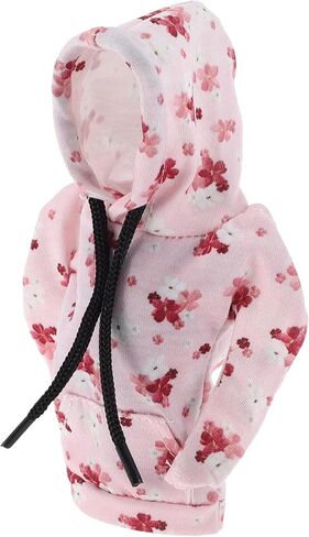 1 Pc Gear Shift Knob Cover Decoration Stick Shifting Handle Protector 17x11.5cm/6.69"x4.53" Light Pink,White,Red Dots Hoodie Style Polyester in Saudi Arabia
