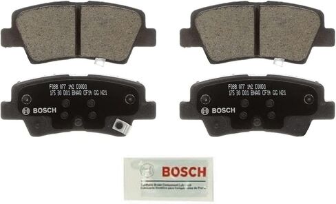 مجموعة وسادات الفرامل القرصية الخزفية الفاخرة من BOSCH BC2205 - متوافقة مع سيارات مختارة من كيا فورتي؛ مؤخرة in Saudi Arabia