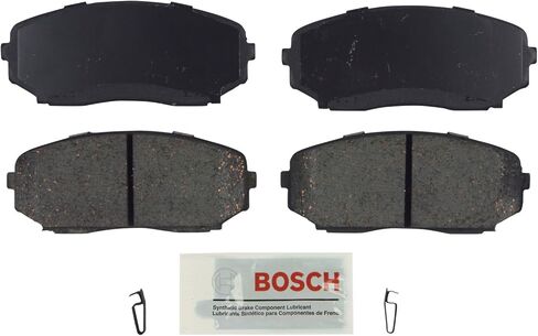 مجموعة وسادات الفرامل القرصية الخزفية الزرقاء من BOSCH BE1258 - متوافقة مع سيارات فورد إيدج المختارة؛ لينكولن إم كيه إكس؛ مازدا CX-7، CX-9؛ أمام in Saudi Arabia