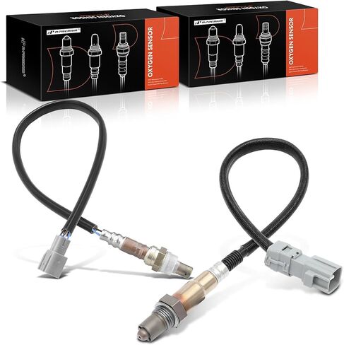 A-Premium O2 Oxygen Sensor Compatible with Toyota Camry Solara 2002-2003, 2.4L, Upstream & Downstream, 2-PC Set, Replace# 89465-48220, 89467-33040 in Saudi Arabia