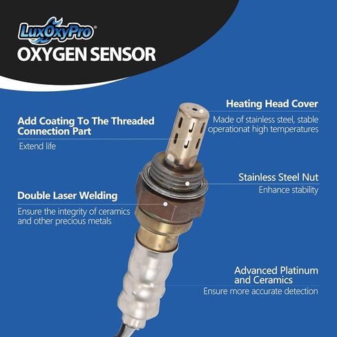 Oxygen O2 Sensor Upstream and Downstream for Honda CR-V EX LX SE 2.4L 2005-2006, Replace 234-9064 234-4352 2Pcs in Kuwait