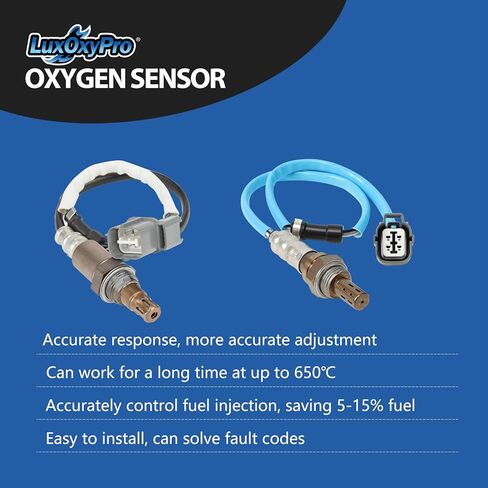 Oxygen O2 Sensor Upstream and Downstream for Honda CR-V EX LX SE 2.4L 2005-2006, Replace 234-9064 234-4352 2Pcs in Kuwait