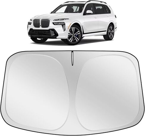 مظلة XHRING للزجاج الأمامي للشمس متوافقة مع BMW X7 2019-2023 2024 2025 2026 ملحقات السيارة للنافذة الأمامية واق الشمس in Saudi Arabia