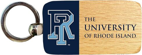 R and R Imports جامعة رود آيلاند 2.5 × 1 سلسلة مفاتيح خشبية مرخصة رسميًا in Kuwait
