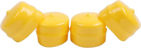 4PCS Axle Yellow Cap Bearing Cover M143338 Compatible with JD 105 D100 D105 D110 D125 L105 L108 L110 L120 L130 LA100 LA105 LA110 LA115 X300 X304 X520 Lawn Mower and Lawn Tractor in Saudi Arabia