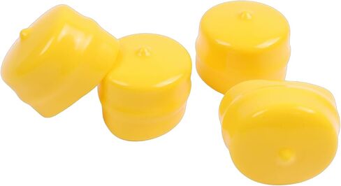 4PCS Axle Yellow Cap Bearing Cover M143338 Compatible with JD 105 D100 D105 D110 D125 L105 L108 L110 L120 L130 LA100 LA105 LA110 LA115 X300 X304 X520 Lawn Mower and Lawn Tractor in Saudi Arabia