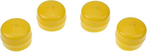 4PCS Axle Yellow Cap Bearing Cover M143338 Compatible with JD 105 D100 D105 D110 D125 L105 L108 L110 L120 L130 LA100 LA105 LA110 LA115 X300 X304 X520 Lawn Mower and Lawn Tractor in Saudi Arabia