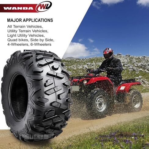 مجموعة واندا 2 مجموعة الإطارات الأمامية ATV مقاس 23x710 لـ 96-09 Polaris Trail Boss 250 325 330 in Saudi Arabia