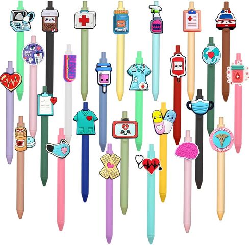 26 قطعة من أقلام التمريض اللطيفة لأساسيات طلاب التمريض، تتضمن 10 أدوات كتابة بديلة للممرضات والمساعدين الطبيين والطلاب وهدايا تقدير مكتب العمال in Kuwait