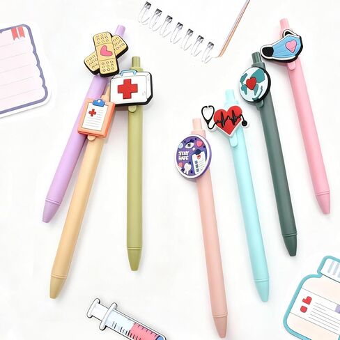 26 قطعة من أقلام التمريض اللطيفة لأساسيات طلاب التمريض، تتضمن 10 أدوات كتابة بديلة للممرضات والمساعدين الطبيين والطلاب وهدايا تقدير مكتب العمال in Kuwait