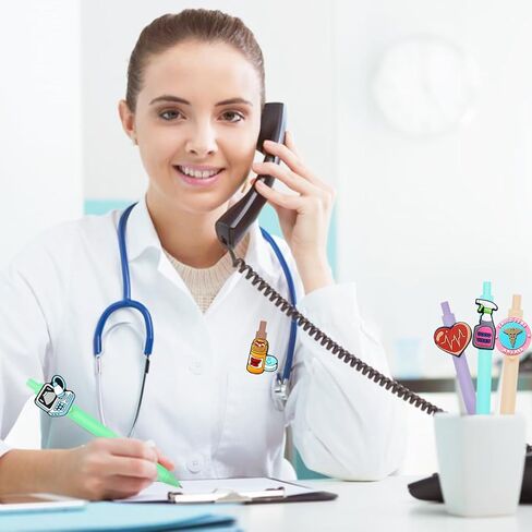 26 قطعة من أقلام التمريض اللطيفة لأساسيات طلاب التمريض، تتضمن 10 أدوات كتابة بديلة للممرضات والمساعدين الطبيين والطلاب وهدايا تقدير مكتب العمال in Kuwait