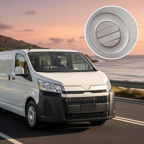 Air Vent - Car Roof A/C Vent Grille Outlet Cover Fit for Toyota Hiace/Quantum/Commuter Air - Part number 63610-26080-B0, Gray (1pc) in Kuwait