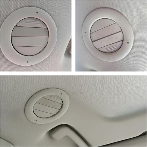 Air Vent - Car Roof A/C Vent Grille Outlet Cover Fit for Toyota Hiace/Quantum/Commuter Air - Part number 63610-26080-B0, Gray (1pc) in Kuwait