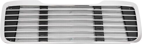 Bumper Grille Compatible with 2002-2022 Freightliner M2 Business Class 100 106 112 Front Grill w/Bug Screen Replacement for 1714787000 A1714787001 Chrome+Painted in Kuwait