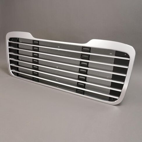 Bumper Grille Compatible with 2002-2022 Freightliner M2 Business Class 100 106 112 Front Grill w/Bug Screen Replacement for 1714787000 A1714787001 Chrome+Painted in Kuwait