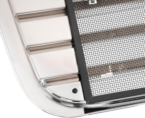 Bumper Grille Compatible with 2002-2022 Freightliner M2 Business Class 100 106 112 Front Grill w/Bug Screen Replacement for 1714787000 A1714787001 Chrome+Painted in Kuwait
