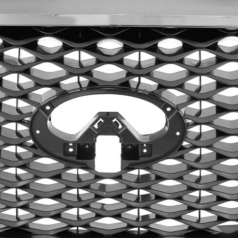 Front Honeycomb Bumper Grille Grill Compatible with 2018 2019 2020 2021,Replacement for INFINITI QX80 in Kuwait