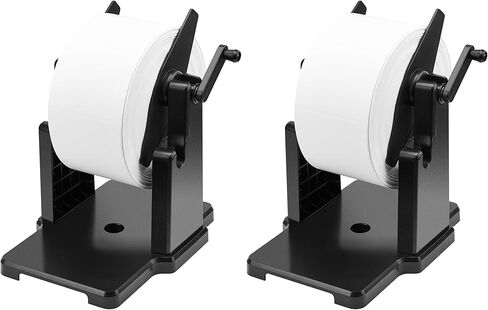 MUNBYN External Rolls Label Holder, 2 in 1 Fan-Fold Stack Paper Holder for Desktop Thermal Label Printer in Saudi Arabia