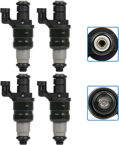 حاقن الوقود 2 ثقوب يصلح 2003-2004 لزحل لأيون 2.2L 2004-2005 لتشيفي لماليبو 2.2L استبدال الجزء FJ471 12575947 12564446 حاقن الوقود مجموعة من 4 in Kuwait