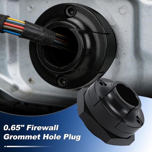 Engine Harness Firewall Grommet Hole Plug for Honda CRV Accord Civic EG EK EF, for Acura Integra DC2, for Honda K20 K24, Aluminum Alloy Engine Cable Wiring Firewall Grommet in Saudi Arabia