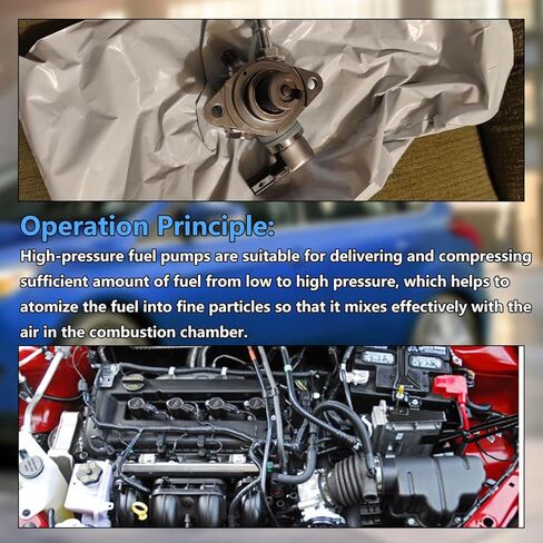 High Pressure Fuel Pump for 2012-2018 Ford Focus 2.0L L4 GDI,Replaces CM5E-9D376-CB,CP9Z-9350-B,HM10009,GDI0015,Direct Injection Compatible in Saudi Arabia