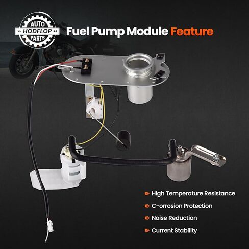 61342-95A Fuel Pump Assembly w/Filter Compatible with Harley-Davidson Electra Glide Classic, Ultra Classic 1997 1998 1999 Replace# 6134295A 61342-95 75076-96 61326-95 In-Tank EFI Fuel Pump in Kuwait