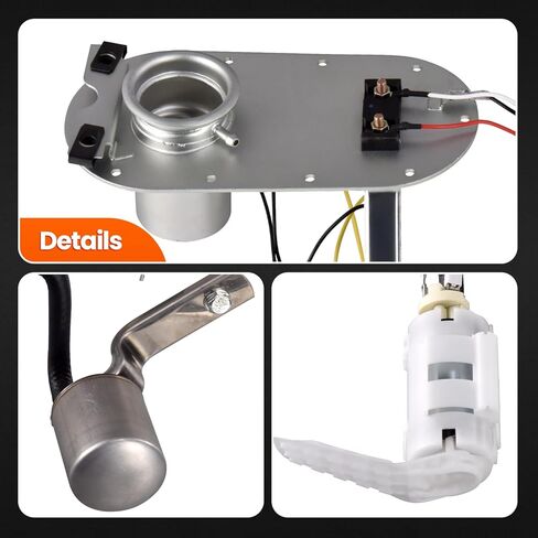 61342-95A Fuel Pump Assembly w/Filter Compatible with Harley-Davidson Electra Glide Classic, Ultra Classic 1997 1998 1999 Replace# 6134295A 61342-95 75076-96 61326-95 In-Tank EFI Fuel Pump in Kuwait