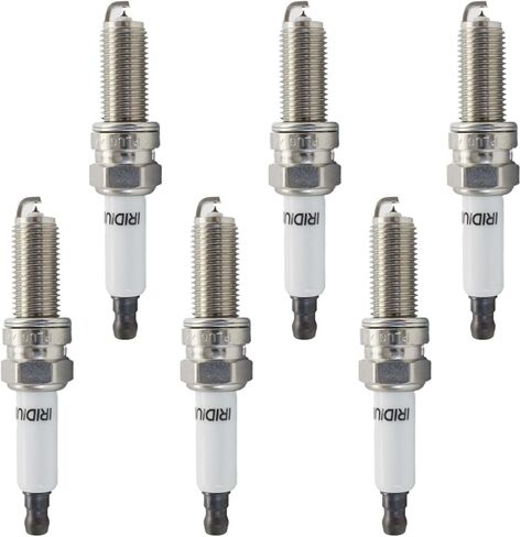 Iridium Spark Plugs XP5701 Compatible with Dodge Charger Challenger Grand Caravan Chrysler 200 300 Jeep Grand Cherokee Wrangler V6 3.6L Replaces 7751 9407 SP149125AF 12290R1AA01 (6 Pack) in Kuwait