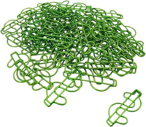 HWAQHDYL RURILI الإبداع الإبداعي Dollar Dollar Clip Paper Clip Metal Lockmark Electroplating Office Clip for Home Office School File تنظيم 50 PCS (أخضر) in Kuwait