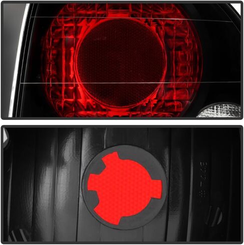 ACANII - For 1996-1997 Honda Accord 2/4 Door Coupe/Sedan Black Tail Lights Brake Lamps Driver & Passenger Side Assembly in Kuwait