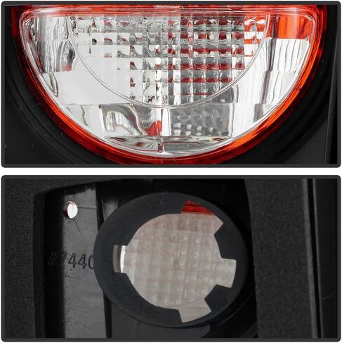 ACANII - For 1996-1997 Honda Accord 2/4 Door Coupe/Sedan Black Tail Lights Brake Lamps Driver & Passenger Side Assembly in Kuwait
