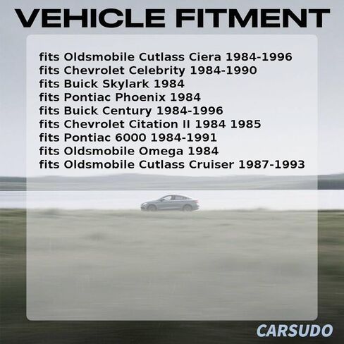 4 قطع خرطوم الفرامل الهيدروليكي الأمامي والخلفي يناسب Buick Century، Skylark 1984 1985 1986-1996 يناسب شيفروليه سيليبريتي، Citation II 1984-1990 يناسب Oldsmobile Cutlass Ciera 1984-1996 in Kuwait