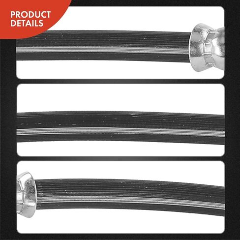 خرطوم هيدروليكي لفرامل الركاب الخلفي A-Premium متوافق مع موديلات مختارة من Ford - F-450 F450 Super Duty 2002 2003 2004، الكابينة والهيكل - تقليدي - استبدال # 3C3Z2267AA in Saudi Arabia