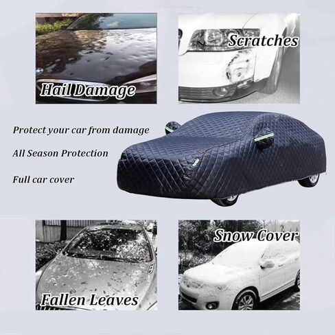 Anti Hail Car Cover Custom fit for Hyundai Elantra GT 2011-2026,Car Hail Cover,Four Layers of Protection,Rainproof, Hailproof, and Dustproof, with Rearview Mirror Pockets and Side Zippers in Saudi Arabia