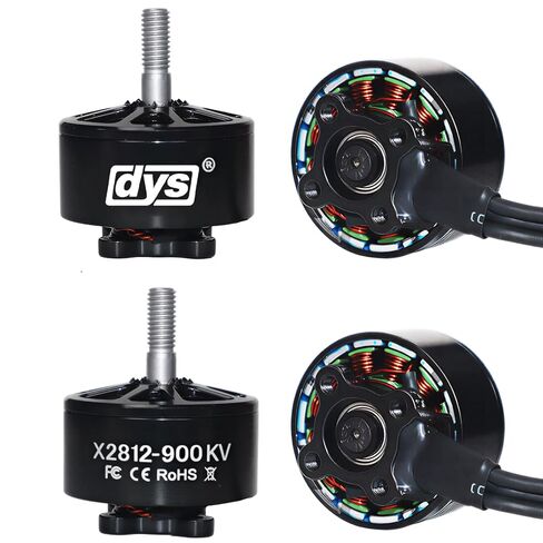 DYS 4pcs X2812 900KV 1115KV Brushless Motor 6S for 7inch Long Range FPV Racing Drone Freestyle FPV Drone Quadcopter Motor (X2812 900KV 4PCS) in Kuwait