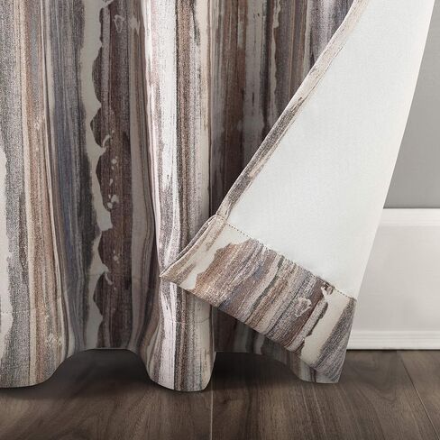 Sun Zero Artifact Abstract Painting Blackout Grommet Curtain Panel, 40" x 95", Cedar Orange in Saudi Arabia