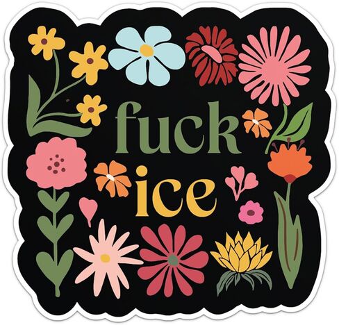 Fuck Ice Logo Sticker Car Bumper Vinyl Decal (3'') in Saudi Arabia