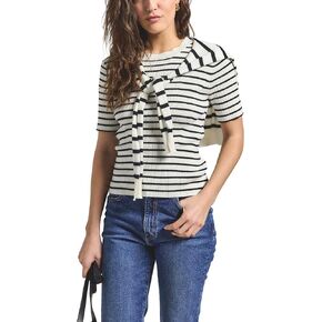 Derek Lam 10 Crosby Women's Twain Short Sleeve Pre Styled Sweater in Kuwait