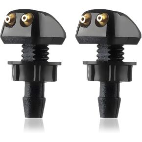 2PCS Windshield Washer Nozzle, Windshield Wiper Sprayer Nozzle Jet Kit, Universal Straight Column Wiper Sprayer Nozzles, Auto Squirter Replacement for Cars SUVs Trucks Accessories in Kuwait