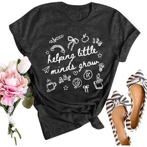 SFHFY Teacher Shirt Women: Teach Tshirt Cute Teacher Life Shirts Special Education Tee Inspirational Tops in Kuwait