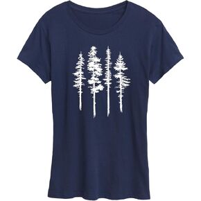 Instant Message - Abstract Trees - Women's Short Sleeve Graphic T-Shirt in Kuwait