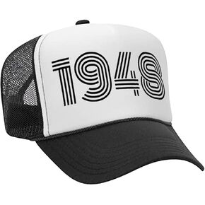 Funny Trucker Hats Snapback Hat - Year of Birth Trucker Hat for 1945 Through1980 Unique Birthday in Kuwait